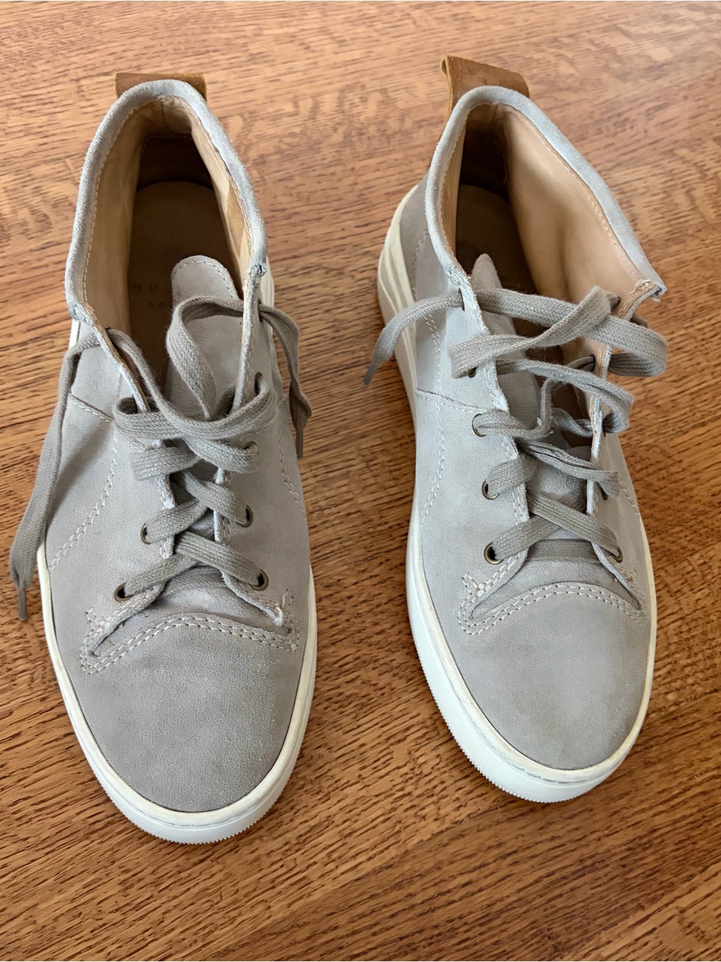 Hudson London “Nagano” Grey Suede Mid-Top Men’s Size 10 Chukka Sneakers Eu43 — image 2 of 8